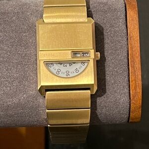Breda Pulse (Tandem) Watch - Gold